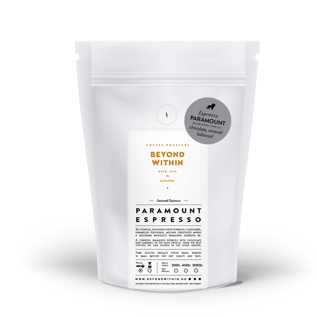 Paramount ESPRESSO 200g specialty kávé Paramount ESPRESSO 200g specialty kávé