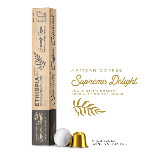 Etiópia - Specialty Kávé - 10x Nespresso Kompatibilis kapszula Etiópia - Specialty Kávé - 10x Nespresso Kompatibilis kapszula